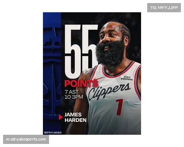 快船近期15战13败 哈登三分低迷创尴尬纪录